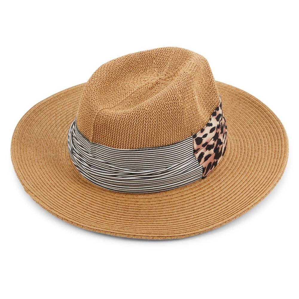 San Diego Hat Company Woven Fedora NWT - Picture 2 of 3